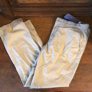 Jcrew khaki dress pants size 33w 30L.